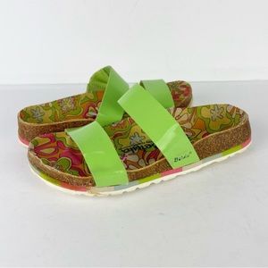 Birkenstock Betula Floral Hippie Groovy Retro Two Strap Boho Sandals EU 37 US 6